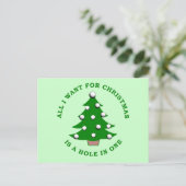 聖降誕祭の祝いは一つの穴だけだ シーズンポストカード (スタンド正面)