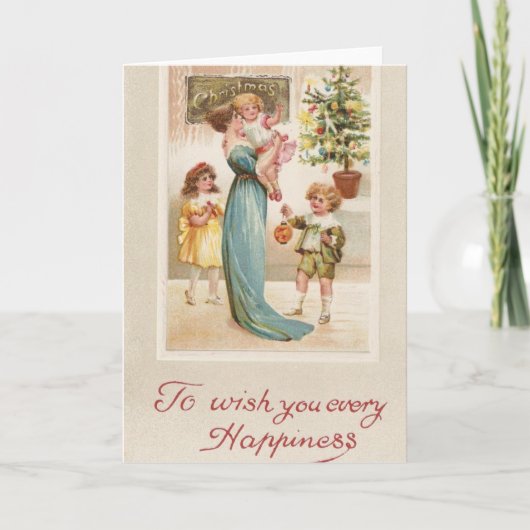 聖降誕祭の祝い事をする シーズンカード (正面)