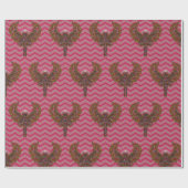 聖降誕祭の神のお守りを持つ天使達 ラッピングペーパー (フラット)