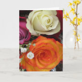 聖降誕祭の精神 カード (黄色い花)