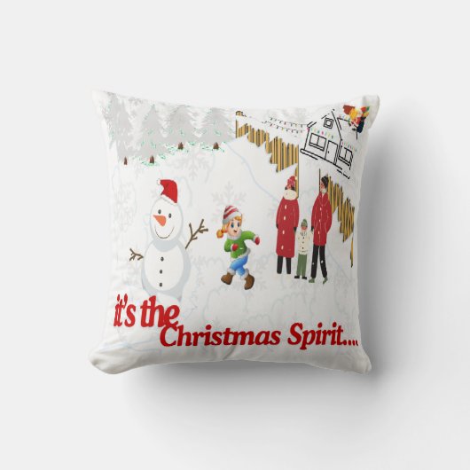 聖降誕祭の精霊 – 信じそれは枕だ！ クッション (正面)