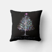 聖降誕祭の聖降エレガント誕祭の聖木 クッション (裏面)