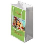 聖降誕祭の聖降誕祭のお祝い スモールペーパーバッグ (正面アングル)