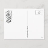 聖降誕祭の聖降誕祭は主が聖降誕祭の来聖降誕祭である シーズンポストカード (裏面)