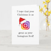 聖降誕祭の聖降誕祭を祝うインスタグラム·ソーシャルメディア カード (黄色い花)