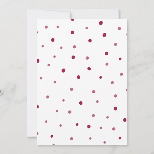 聖降誕祭の葉のパーティー 招待状 (裏面)