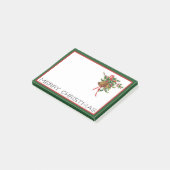 聖降誕祭の鐘と柊(ひいき)のポストイットメモ ポストイット (アングル)