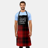 聖降誕祭の陽気なエプロンを見てやろう エプロン (着用した状態)