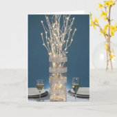 ***聖降誕祭の願い***! カード (黄色い花)