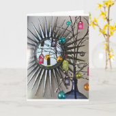 ***聖降誕祭の願い***! カード (黄色い花)