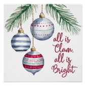 聖降誕祭の飾り付けは何でも落ち着いている ポスター (正面)