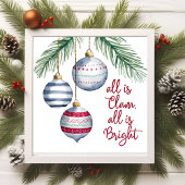 聖降誕祭の飾り付けは何でも落ち着いている ポスター