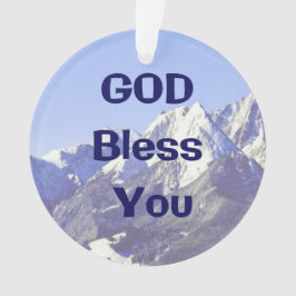 聖降誕祭の飾り付けを神が祝福せよ オーナメント