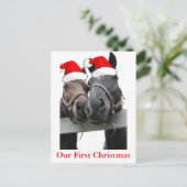 聖降誕祭の馬 シーズンポストカード (スタンド正面)