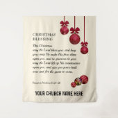 聖降誕祭は主よ賛美教会 タペストリー (正面)