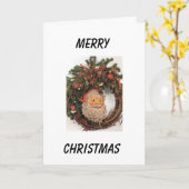 聖降誕祭は君考えの時だ カード (黄色い花)