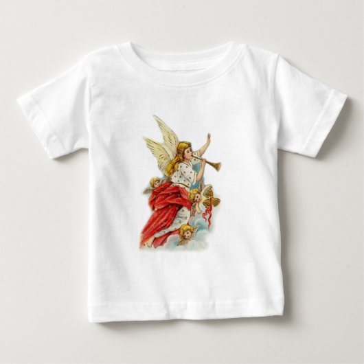 聖降誕祭は天使を願う ベビーTシャツ (正面)