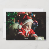 聖降誕祭は皆晴れ晴れパーソナライズされただ シーズンカード (裏面)