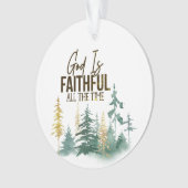 聖降誕祭は神が常に忠実である オーナメント (正面)
