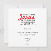 聖降誕祭は贈り物用のクリスマスカード シーズンカード (裏面)