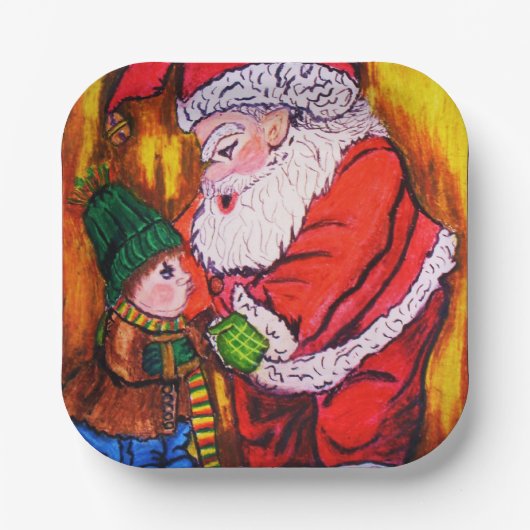 聖降誕祭は駄目だ ペーパープレート (正面)