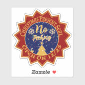 聖降誕祭まで覗き見は出来ない シール (シート)