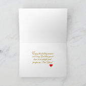 聖降誕祭を最高のお祈り シーズンカード (内部)