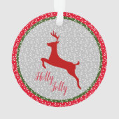 聖降誕祭を皆に楽しみ、一晩中楽しむ オーナメント (裏面)