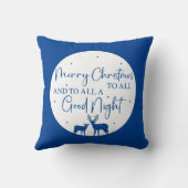 聖降誕祭を皆に楽しみ、一晩中楽しむ クッション (裏面)