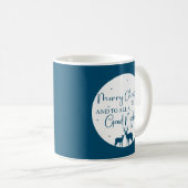 聖降誕祭を皆に楽しみ、一晩中楽しむ コーヒーマグカップ (正面右)