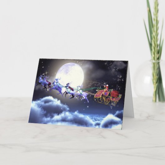 聖降誕祭を皆に楽しみ、一晩中楽しむ シーズンカード (正面)