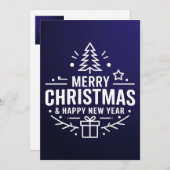 聖降誕祭を祝うつながりごとのカード シーズンカード (正面/裏面)