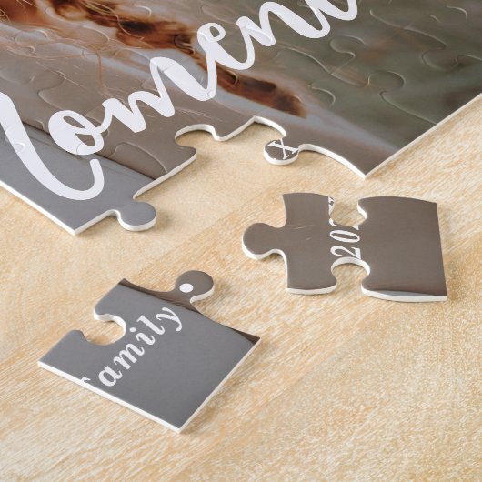 聖降誕祭を祝う一瞬一瞬を大切にする ジグソーパズル (側面)