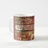 聖降誕祭を祝う田舎者 コーヒーマグカップ (正面左)