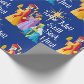 聖降誕祭を祝う賢い男たち ラッピングペーパー (角)