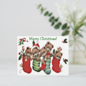 聖降誕祭を祝う！ – デザイナーポストカード シーズンポストカード (スタンド正面)