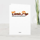 聖降誕祭を祝う | ホースプン カード (裏面)