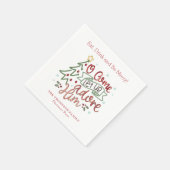 聖降誕祭を祝おう スタンダードカクテルナプキン (角)