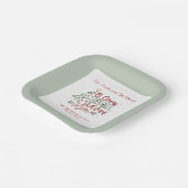 聖降誕祭を祝おう ペーパープレート (傾斜あり)