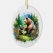 聖降誕祭を祝して弱虫に酔う セラミックオーナメント (右)