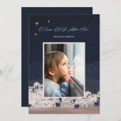 聖降誕祭を祝して彼を崇拝しよう シーズンカード (正面/裏面)