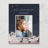 聖降誕祭を祝して彼を崇拝しよう シーズンポストカード (正面)