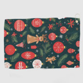 聖降誕祭を祝して聖降誕祭を祝して ゴルフタオル (横)