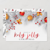 聖降誕祭を祝すてきう シーズンカード (正面/裏面)