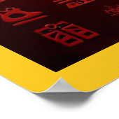 聖降誕祭エジプト象形文字1 ポスター (角)