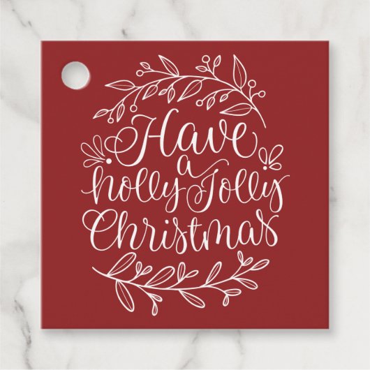 聖降誕祭エレガントの書道がすてきある フェイバータグ (正面)