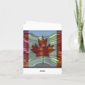 聖降誕祭カナ買ダ – または挨拶の追加 シーズンカード (裏面)