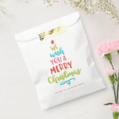 聖降誕祭カラフルお目出とうございますバッグ フェイバーバッグ (封をした状態)