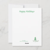 聖降誕祭カラフルの願いを込めた三つの天使 シーズンカード (裏面)