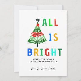 聖降誕祭カラフルは皆好い天気だ シーズンカード